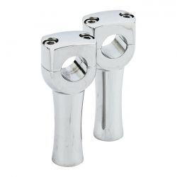 MCS Dighton 4" Domed Risers. Chrome