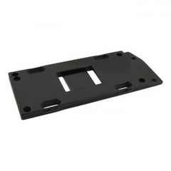 MCS 4-Speed Transmission Mount Plate. Black