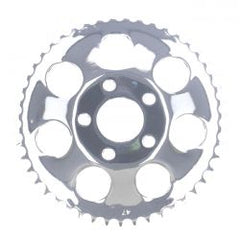 MCS Rear Sprocket, Chrome. 47T
