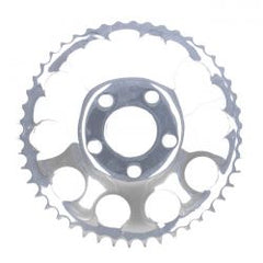 MCS Rear Sprocket, Chrome. 46T