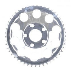 MCS Rear Sprocket, Chrome. 49T
