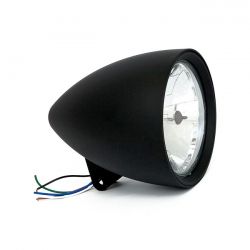MCS Smoothie 5-3/4" Headlamp Without Visor. Black
