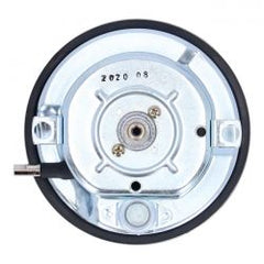 MCS FL Speedometer, 62-67 Electra Face, Black/Gold. 1:1 Kmh
