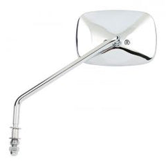 MCS Late OEM Style Mirror, Long Stem, Left Side. Chrome