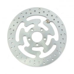 MCS Brake Rotor Rear, Drilled. Zinc Plated Steel