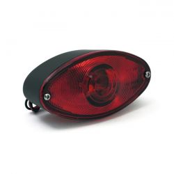 MCS Cateye Taillight. Die-Cast Housing. Black
