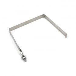 MCS Battery Hold Down Strap. Polished Stainless
