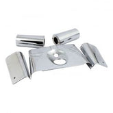 MCS Fork Panel Kit 5-Piece. Ribbed. Chrome