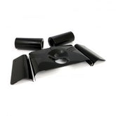 MCS Fork Panel Kit 5-Piece. Ribbed. Gloss Black