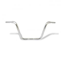 MCS 1-1/4" Buffalo Apehangers, 12" High, Chrome