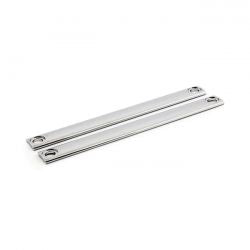 MCS Fork Cover Accent Strips. Chrome