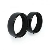 MCS Recessed Trim Rings. 4.5" Spotlamp. Gloss Black