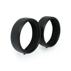 MCS Recessed Trim Rings. 4.5" Spotlamp. Black Wrinkle