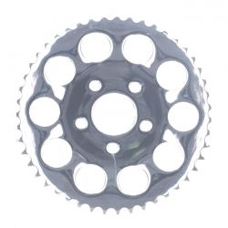 MCS Rear Sprocket, Chrome. 47T