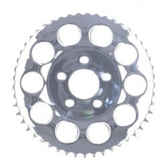 MCS Rear Sprocket, Chrome. 49T