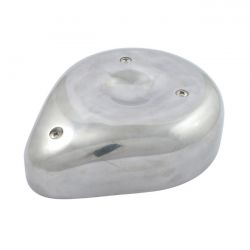 MCS Teardrop Air Cleaner Assembly. Polished Aluminum