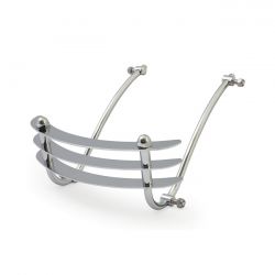 MCS Front Fender Rail Cheese Grater. Chrome