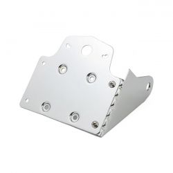 MCS Side Mount License Plate Bracket. Chrome