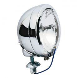 MCS FL Style Spotlamp, 4-1/2". Chrome, Clear Lens