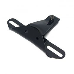 MCS License Plate Bracket OEM Style, 2-Hole. Black