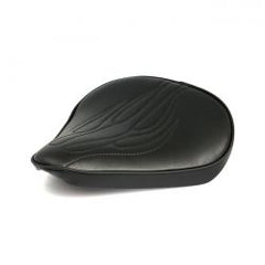 MCS Fitzz, Custom Solo Seat. Black Flame. Large. 4Cm Thick