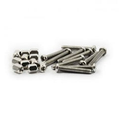 MCS Trim Ring Screw Kit, For Bates Style Headlamps. Chrome