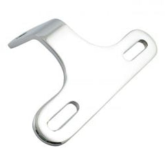 MCS Custom Headlamp Bracket, Slotted. Chrome