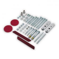 MCS Rear Turn Signal Relocation Kit. Chrome