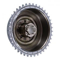 MCS 45" Flathead Rear Brake Drum & Sprocket. Chrome