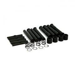 MCS Complete 66-E79 Shovel Pushrod Cover Kit. Black