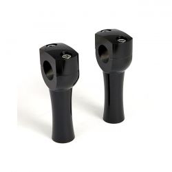 MCS Dighton 4" Domed Risers. Black