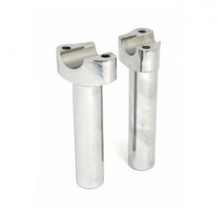 MCS Forged Aluminum Risers Straight, 5-1/2" Rise. Chrome