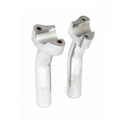 MCS Forged Aluminum Risers Pullback, 5-3/4" Rise. Chrome