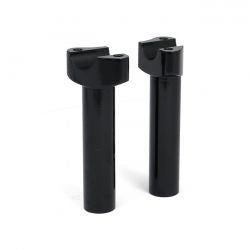 MCS Forged Aluminum Risers Straight, 5-1/2" Rise. Black