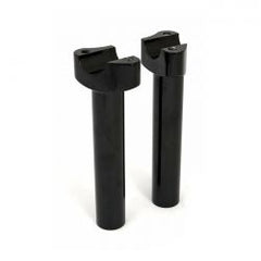 MCS Forged Aluminum Risers Straight, 6-1/2" Rise. Black