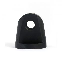 MCS Straight Cone Headlamp Mount Block. Black