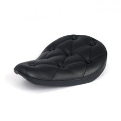 MCS Fitzz, Custom Solo Seat. Black/Rivets. Small. 4Cm Thick