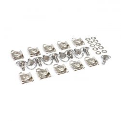 MCS M6 Quick-Lock Fastener Set Silver