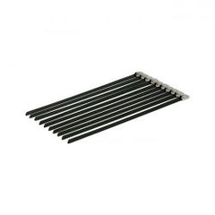 MCS Exhaust Tie Wraps 8" Long Black Stainless