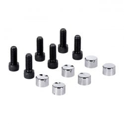 MCS Smoothtopps, Push-On Bolt & Cover Kit. Chrome