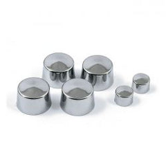 MCS Smoothtopps, Push-On Bolt Cover Set. Chrome