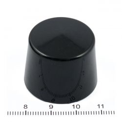 MCS Smoothtopps Push-On Bolt Covers 15/16" Hex Bolts/Nuts. Black