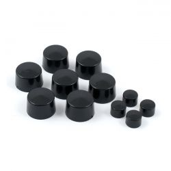 MCS Smoothtopps, Push-On Bolt Cover Set. Black