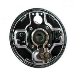 MCS Rear Hydraulic Brake Backing Plate, Chrome