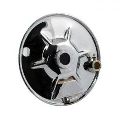 MCS Rear Mechanical Brake Backing Plate, Chrome