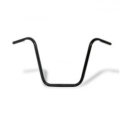 MCS Apehanger Handlebar, 16" Rise, 1" Black