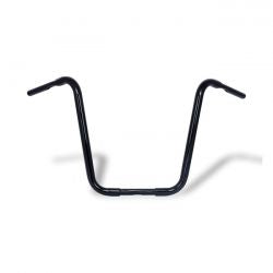 MCS 1-1/4" Buffalo Apehangers, 18" High, Black