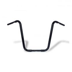 MCS 1-1/4" Buffalo Apehangers, 18" High, Black