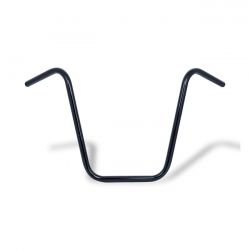 MCS Apehanger Handlebar, 18" Rise, 1" Black