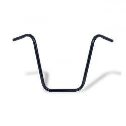 MCS Apehanger Handlebar, 18" Rise, 1" Black